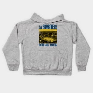 La Bombonera, a football temple Kids Hoodie